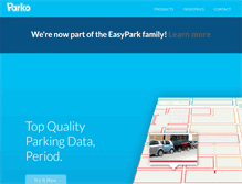 Tablet Screenshot of parko.com