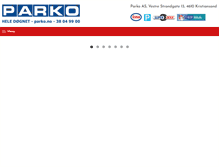 Tablet Screenshot of parko.no